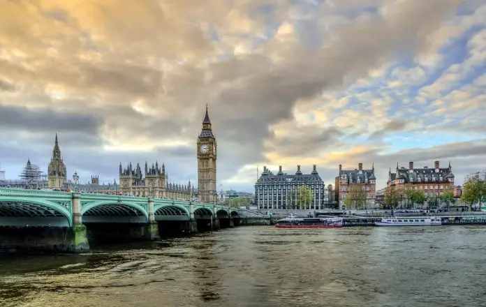 Río Támesis en Londres
